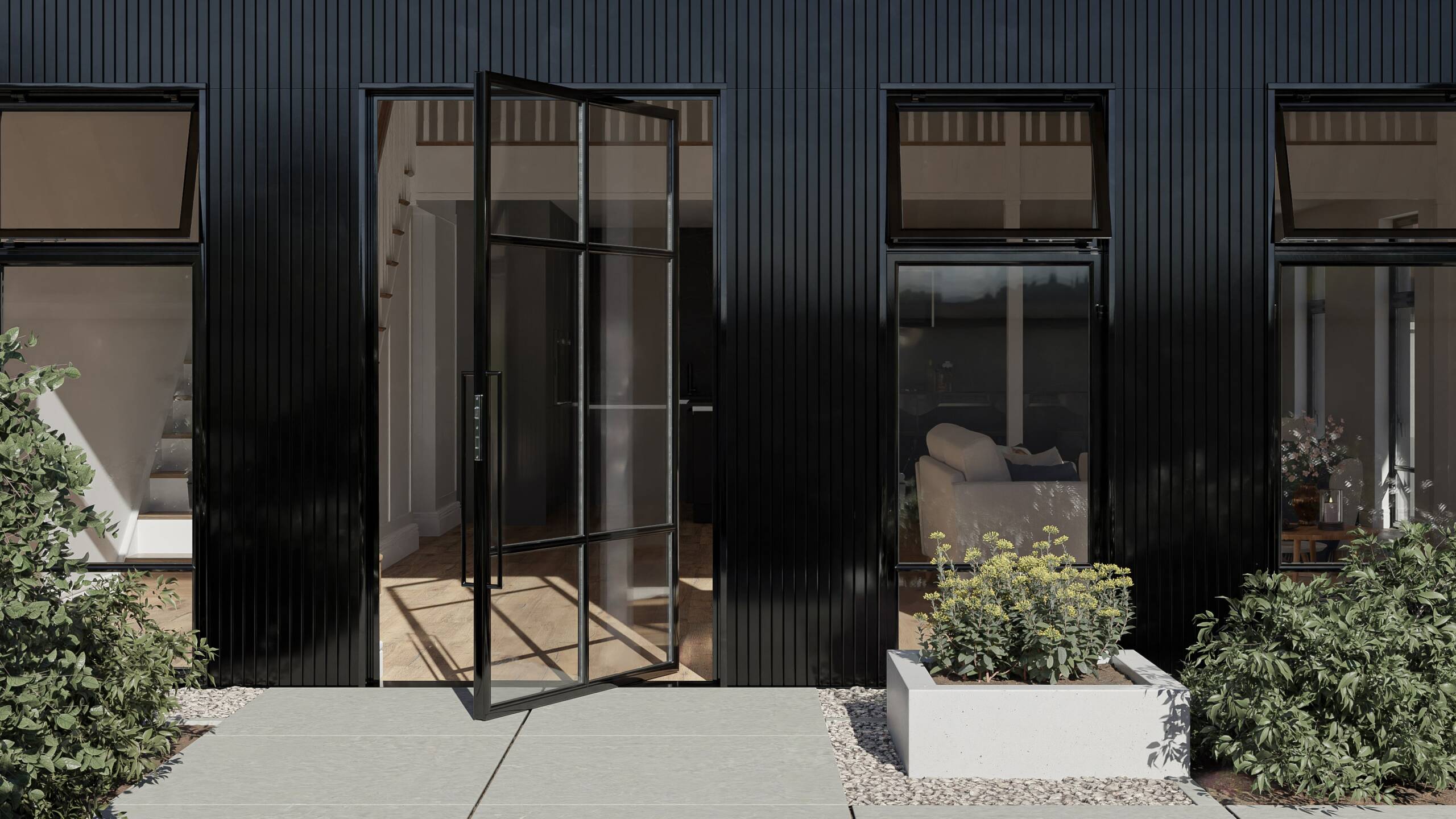 Pivot Steel Doors